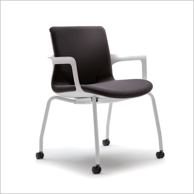 EX22V-FEYU - Visitor with Armrest, 4-Legs on Castors